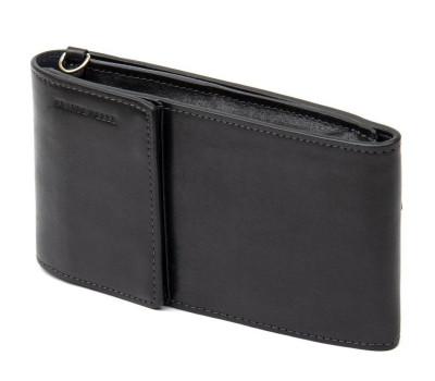 Чоловіча шкіряна сумка-гаманець GRANDE PELLE 11440 Чорний