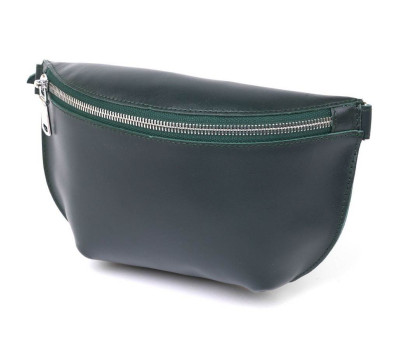 Шкіряна сумка на пояс Shvigel 16390 Зелений