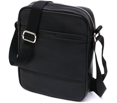 Практична чоловіча сумка через плече Shvigel 16334 Чорний