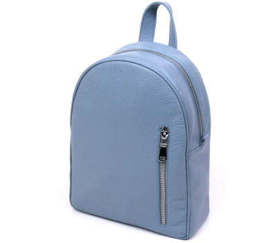 Стильний рюкзак жіночий з натуральної шкіри Shvigel 16318 Блакитний