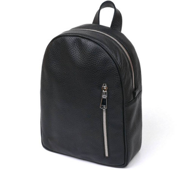 Компактний жіночий рюкзак з натуральної шкіри Shvigel 16317 Чорний