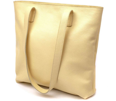 Яскрава жіноча сумка-шоппер Shvigel 16359 Лимонний