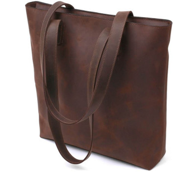 Вінтажна жіноча сумка-шоппер Shvigel 16349 Коричневий