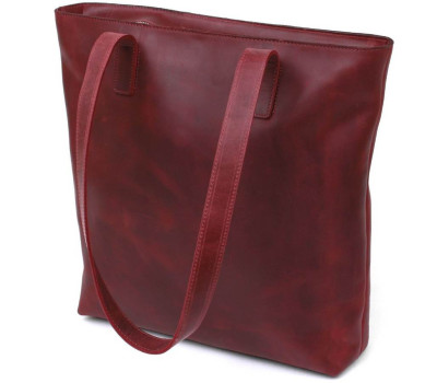 Вінтажна жіноча сумка-шоппер Shvigel 16350 Бордовий