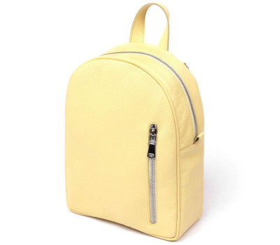 Жіночий рюкзак з натуральної шкіри Shvigel 16322 Лимонний