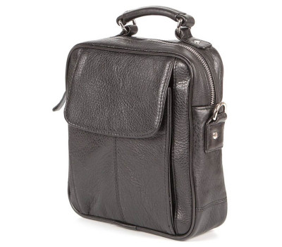 Сумка SHVIGEL 00875 з високоякісної шкіри Чорна