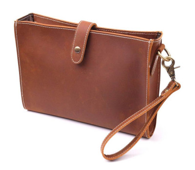 Вінтажна сумка жіноча з натуральної шкіри 21301 Vintage Коричнева