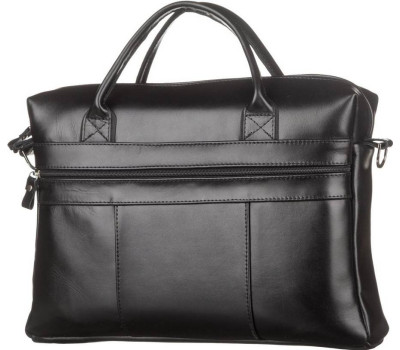 Сумка чоловіча SHVIGEL зі шкіри 15212 Чорна