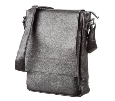 Сумка SHVIGEL 11080 з натуральної шкіри Чорна