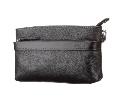 Чоловічий клатч SHVIGEL 11087 шкіряний Чорний