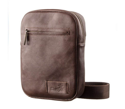 Чоловіча шкіряна сумка SHVIGEL 19103 Коричнева