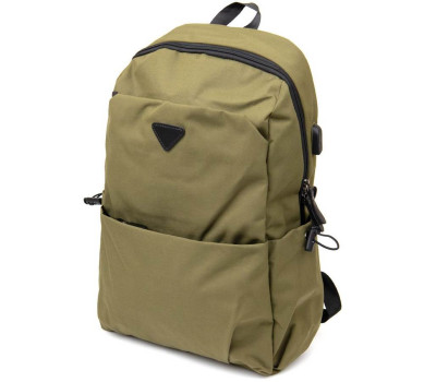 Рюкзак текстильний smart унісекс Vintage 20623 Оливковий
