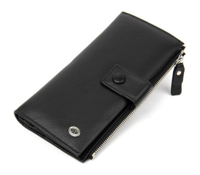 Класичний гаманець-клатч ST Leather 19373 Чорний