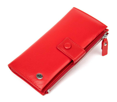 Яскравий жіночий гаманець-клатч ST Leather 19374 Червоний