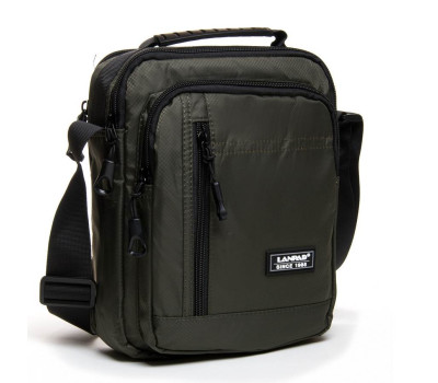 Сумка чоловіча планшет нейлон Lanpad 3744 green