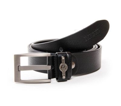 Чоловічий шкіряний ремінь DS-184501 black Podium