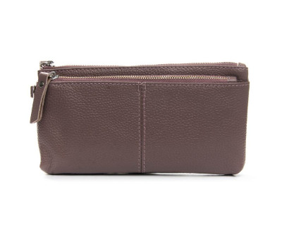 Косметичка шкіра A-00276-3 purple Podium