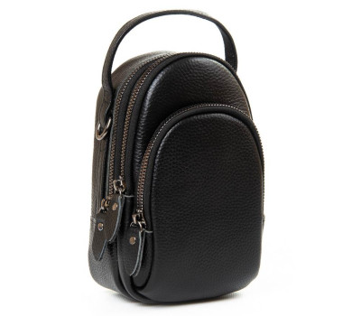 Сумка Клатч жіноча шкіра ALEX RAI BM 60086 black