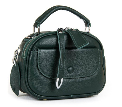 Сумка Жіноча Класична шкіра PODIUM P12 8758-9 green Podium