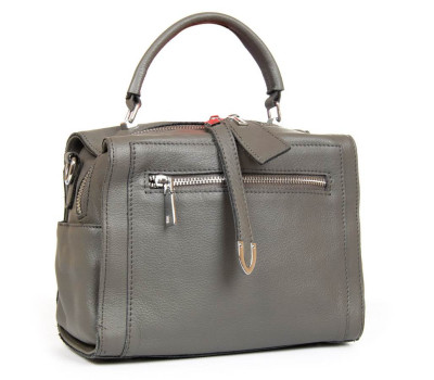 Сумка Жіноча Класична шкіра PODIUM P25 8759-9 grey Podium