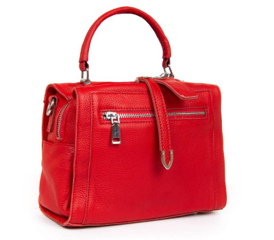 Сумка Жіноча Класична шкіра PODIUM P25 8759-9 bright-red Podium