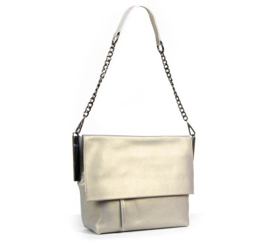 Сумка Жіноча Класична шкіра PODIUM P69 8322 pearl grey Podium