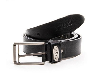 Чоловічий шкіряний ремінь DS-C037 black Podium