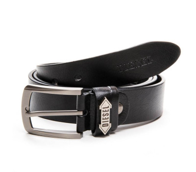 Чоловічий шкіряний ремінь DS-C0164 black Podium