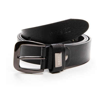 Чоловічий шкіряний ремінь DS-A1423 black Podium