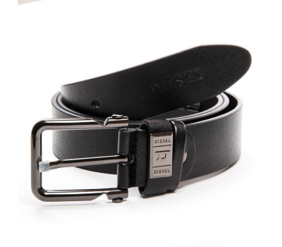 Чоловічий шкіряний ремінь DS-A05384 black Podium