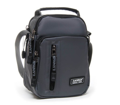 Сумка чоловіча планшет нейлон Lanpad 7630 grey