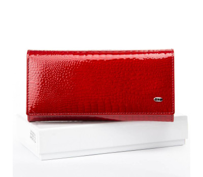 Гаманець LR шкіра-лак SERGIO TORRETTI W501 red Podium