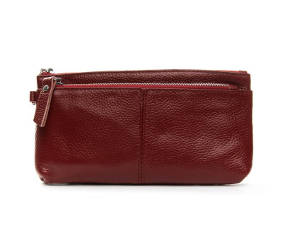 Косметичка шкіра a-00276 - 2 bordo Podium