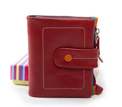 Гаманець Rainbow шкіра Dr. BOND WRN-1 red