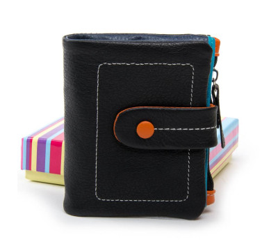 Гаманець Rainbow шкіра Dr. BOND WRN-1 black