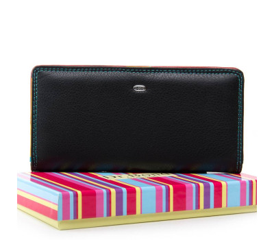 Гаманець Rainbow шкіра Dr. BOND WRN-22 black