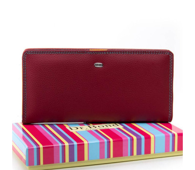Гаманець Rainbow шкіра Dr. BOND WRN-22 bordo