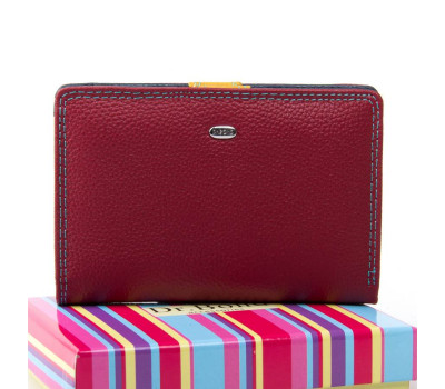 Гаманець Rainbow шкіра Dr. BOND WRN-2 bordo