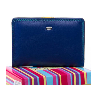 Гаманець Rainbow шкіра Dr. BOND WRN-2 blue