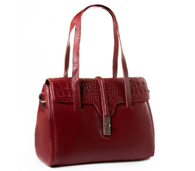 Сумка Жіноча Класична шкіра PODIUM P8 8796-9 wine-red