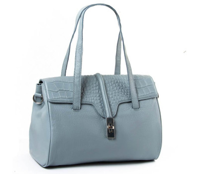 Сумка Жіноча Класична шкіра PODIUM P8 8796-9 lighr-blue