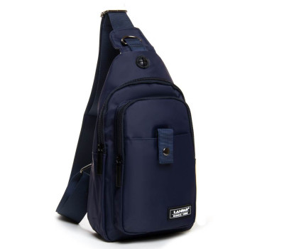Сумка чоловіча на плече нейлон Lanpad 4057 blue