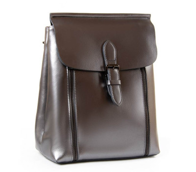 Сумка Жіноча Рюкзак шкіра PODIUM P94 8632 bright-grey