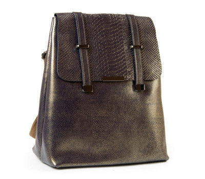 Сумка Жіноча Рюкзак шкіра PODIUM P97 3212-5 w gold ash