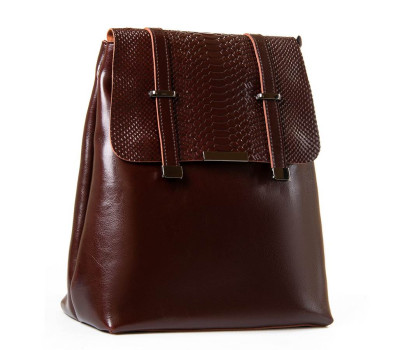 Сумка Жіноча Рюкзак шкіра PODIUM P97 3212-5 brown