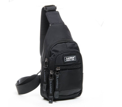 Сумка чоловіча на плече нейлон Lanpad 6924 black