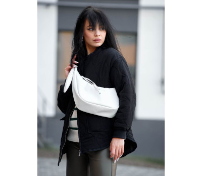 Женская сумка Sambag HOBO S белая