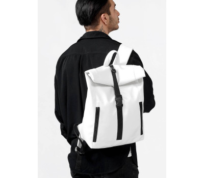 Мужской рюкзак Sambag RollTop One белый