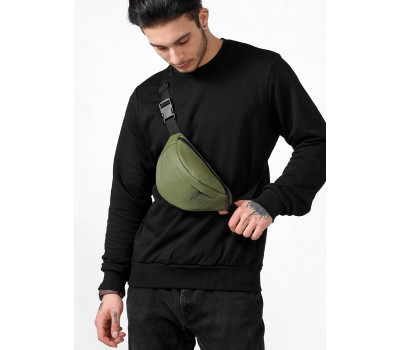 чоловіча сумка на пояс бананка Sambag Urban SKH зелений хакі