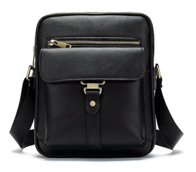 Сумка стильна чоловіча Vintage 14649 Чорна